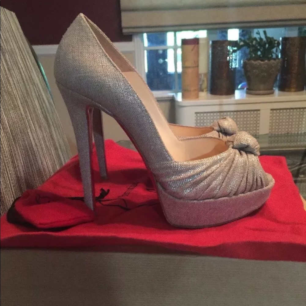 Christian Louboutin peep toes